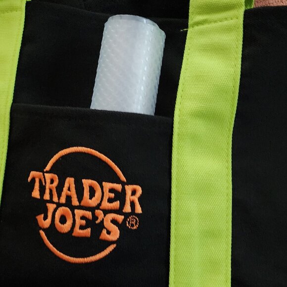 TWO NWT TRADER JOES MINI CANVAS TOTES-TRICK OR TREAT OR GIFTY - Picture 2 of 2